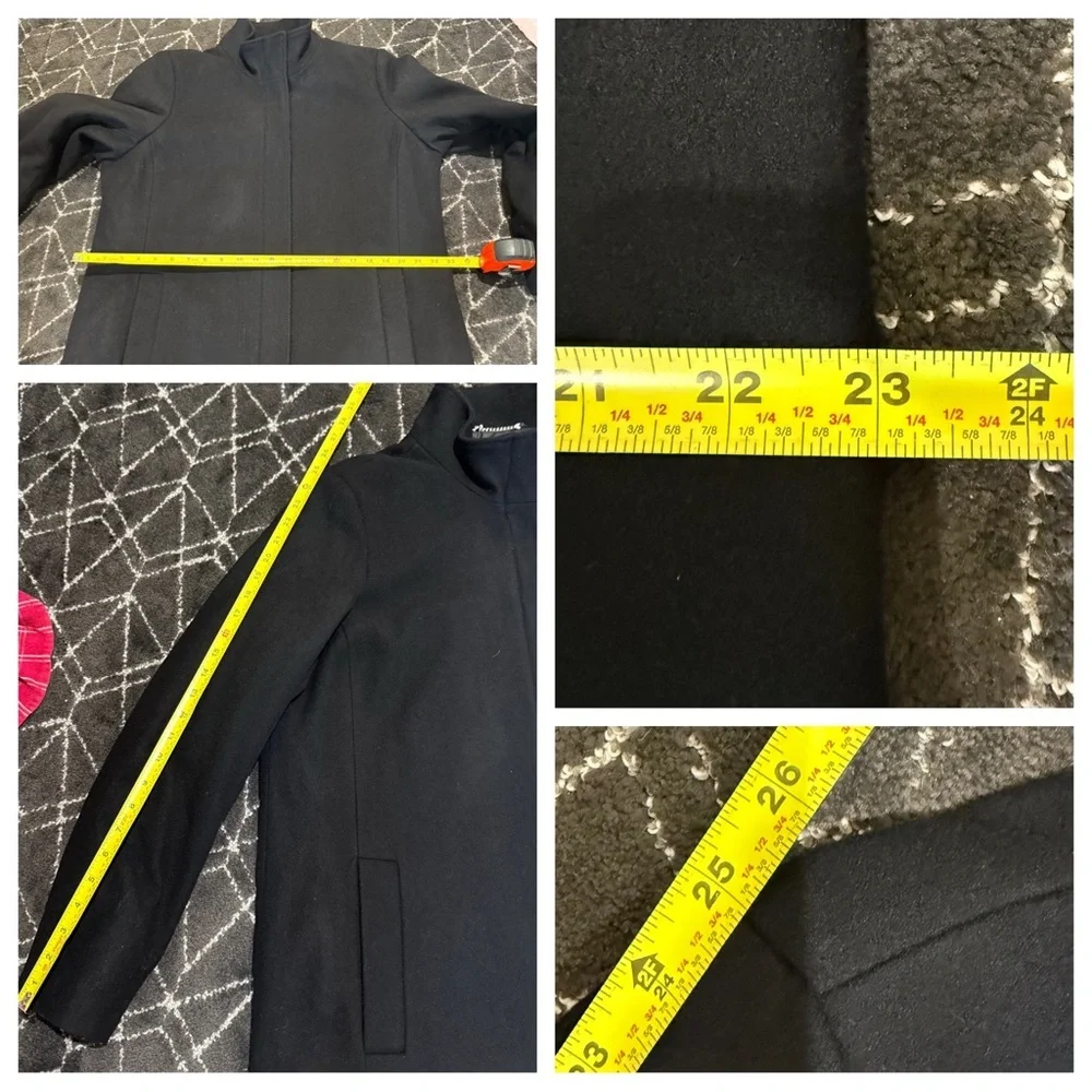 Lands End wool blend coat